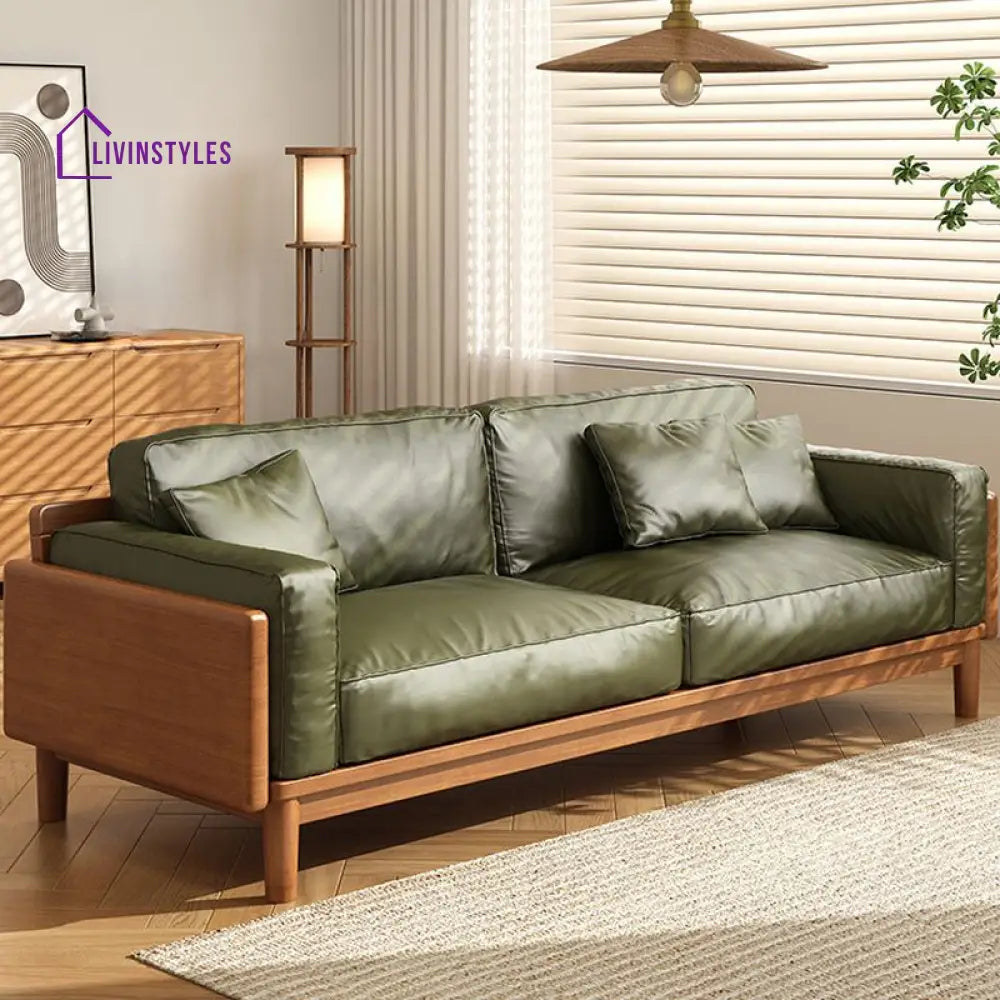 Oorvi Solid Wood 3 Seater Sofa for Living Room