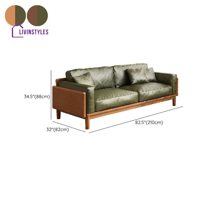 Oorvi Solid Wood 3 Seater Sofa for Living Room