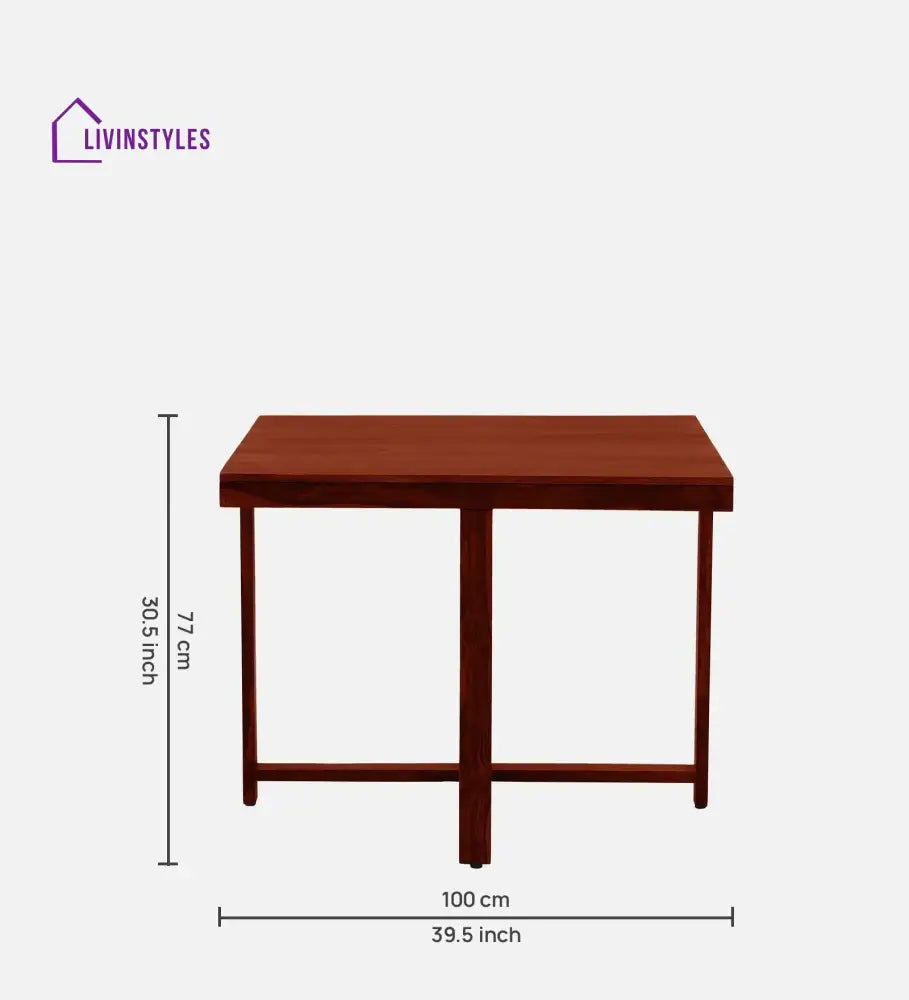 Orest Sheesham Wood 4 Seater Dining Set In Honey Finish Dinning set