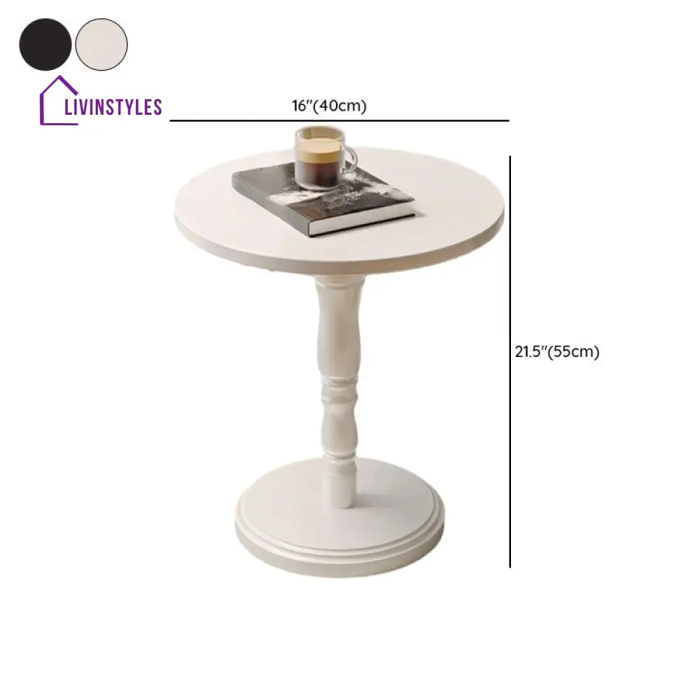 Poppy Wooden Side Table for Living Room