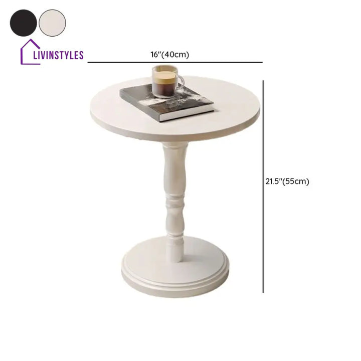 Poppy Wooden Side Table for Living Room