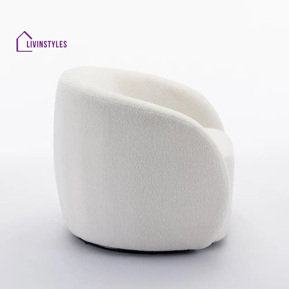 Pranika Solid Wood and Fabric Arm Chair | Living Room Chair | Lounge Chair