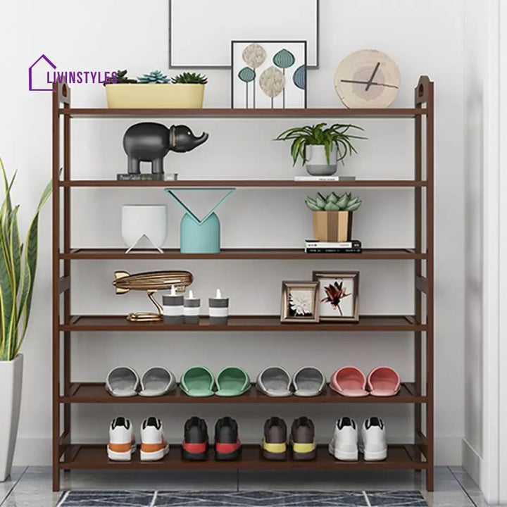 Rahul Solid Wood Shoe Rack for Hallway