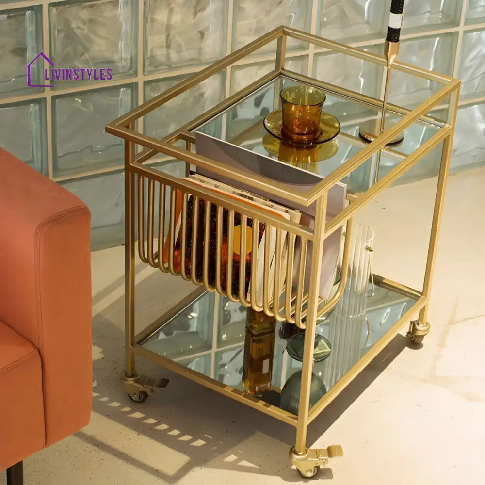 Rahul Stainless Steel Kitchen Trolley