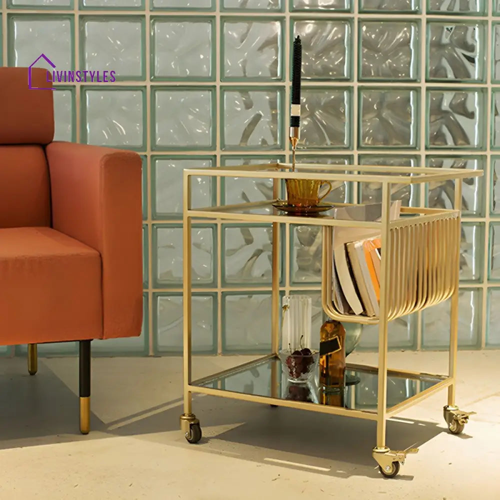 Rahul Stainless Steel Kitchen Trolley