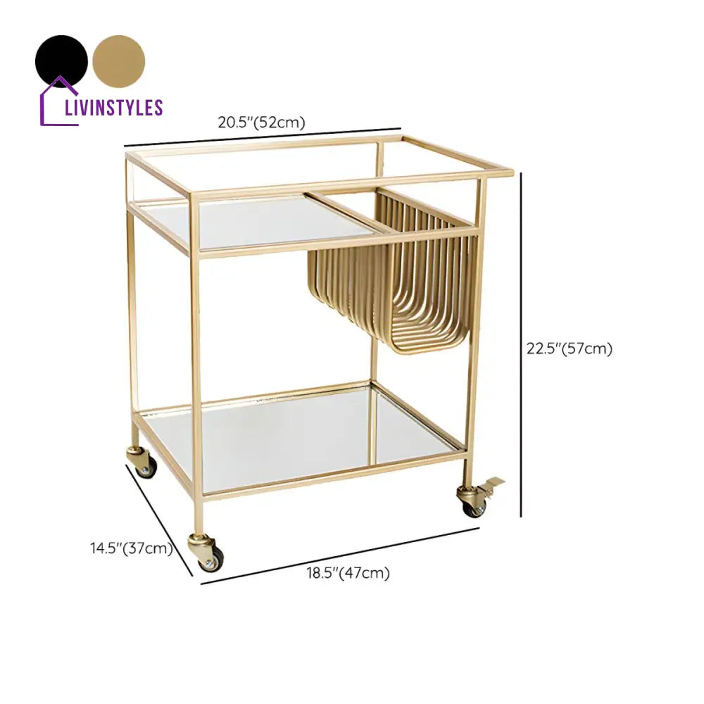 Rahul Stainless Steel Kitchen Trolley