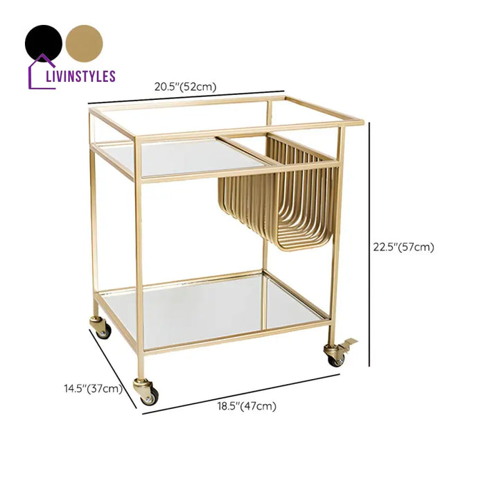 Rahul Stainless Steel Kitchen Trolley