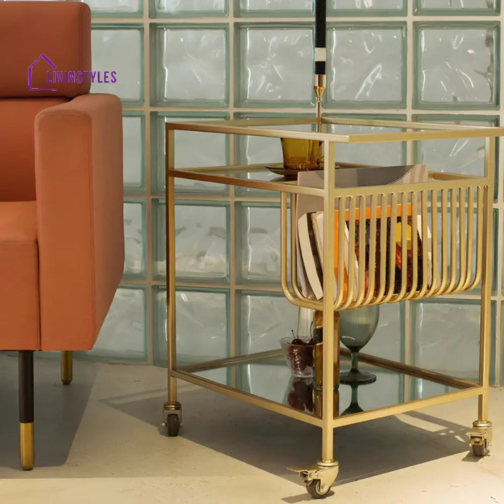 Rahul Stainless Steel Kitchen Trolley