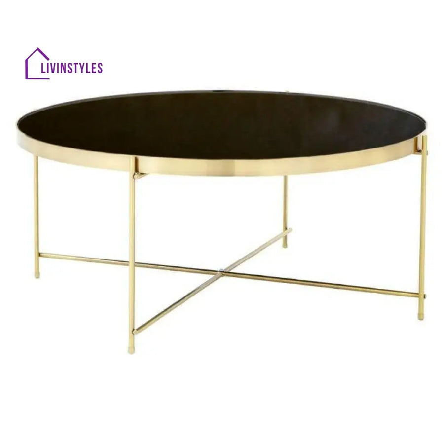 Rajeshwari Coffee Table Black Mirror Living