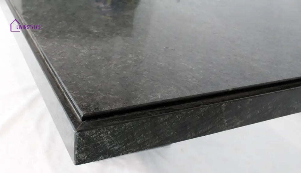 Rectangular Single Marble Pedestal Coffee Table