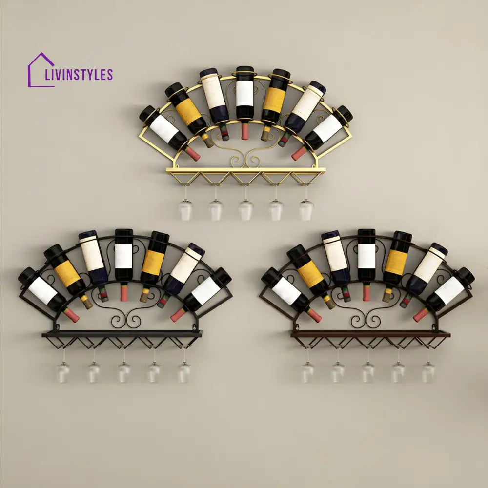 Reeva Stainless Steel Wine Rack