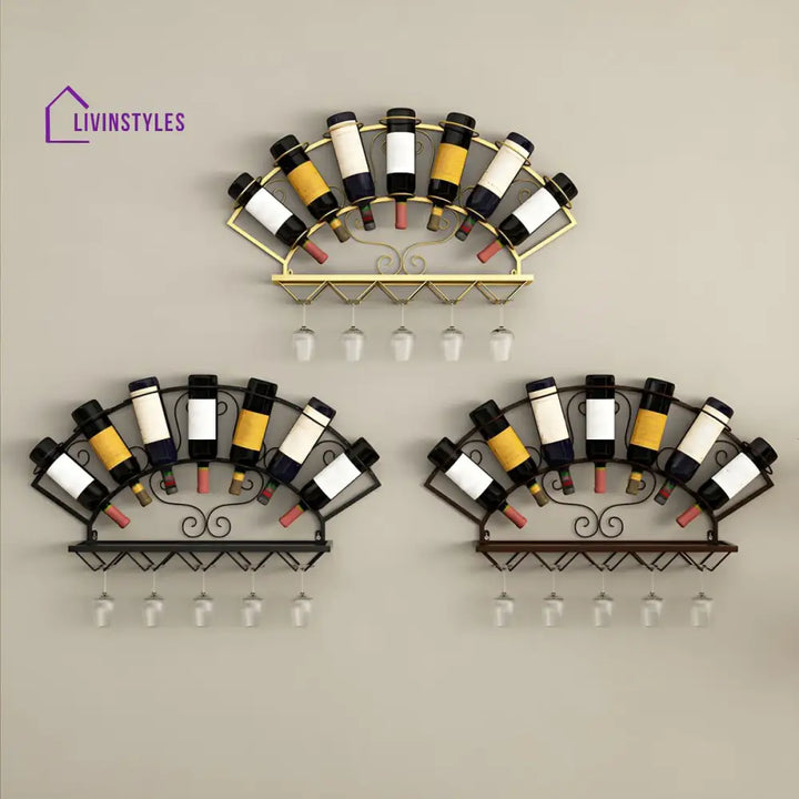 Reeva Stainless Steel Wine Rack