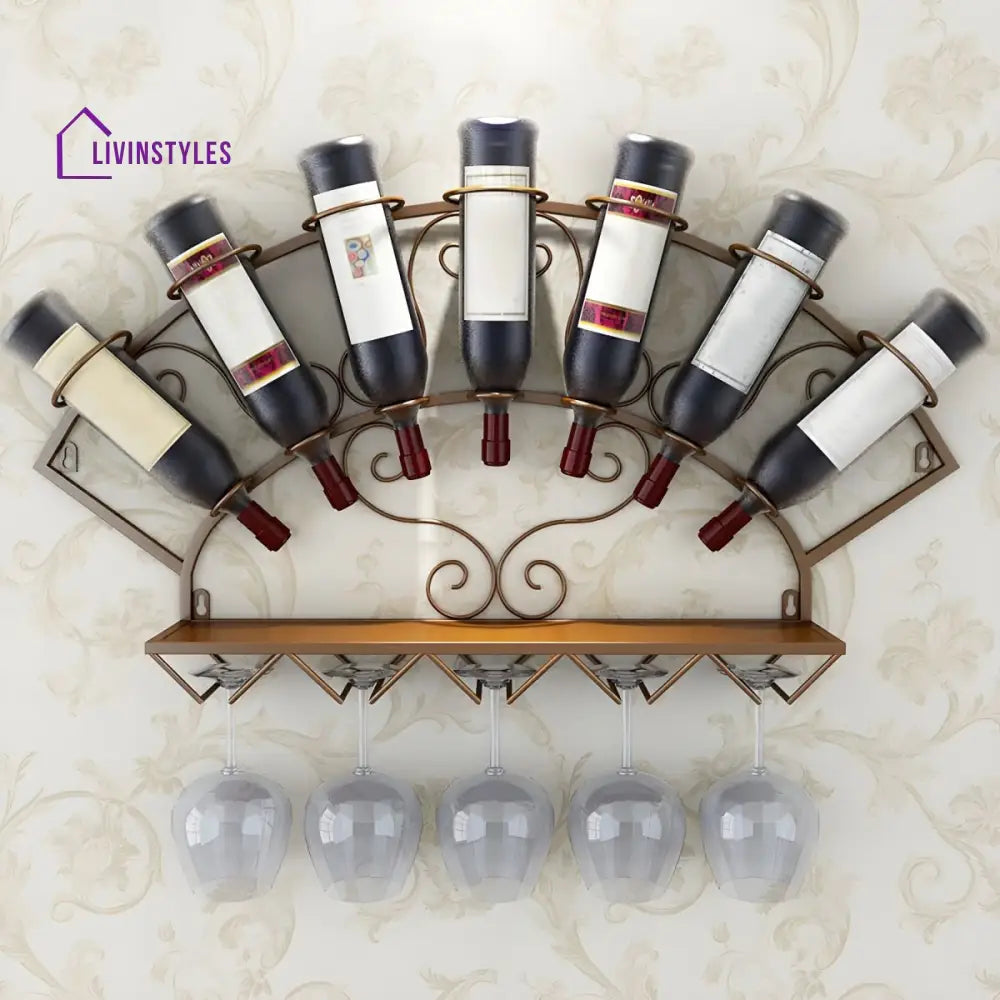 Reeva Stainless Steel Wine Rack