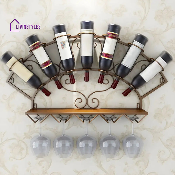 Reeva Stainless Steel Wine Rack