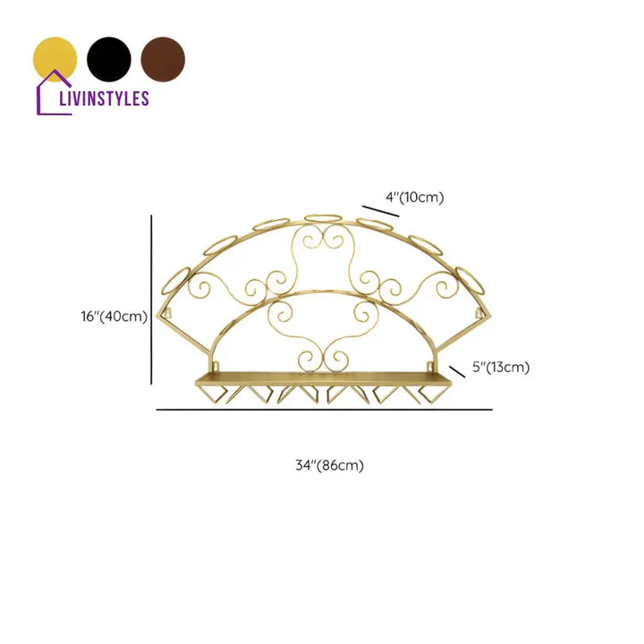 Reeva Stainless Steel Wine Rack