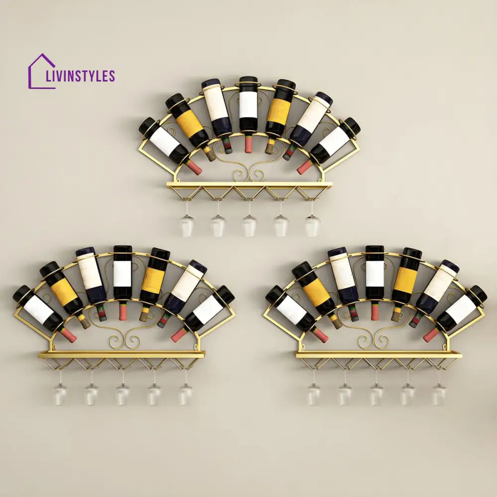 Reeva Stainless Steel Wine Rack