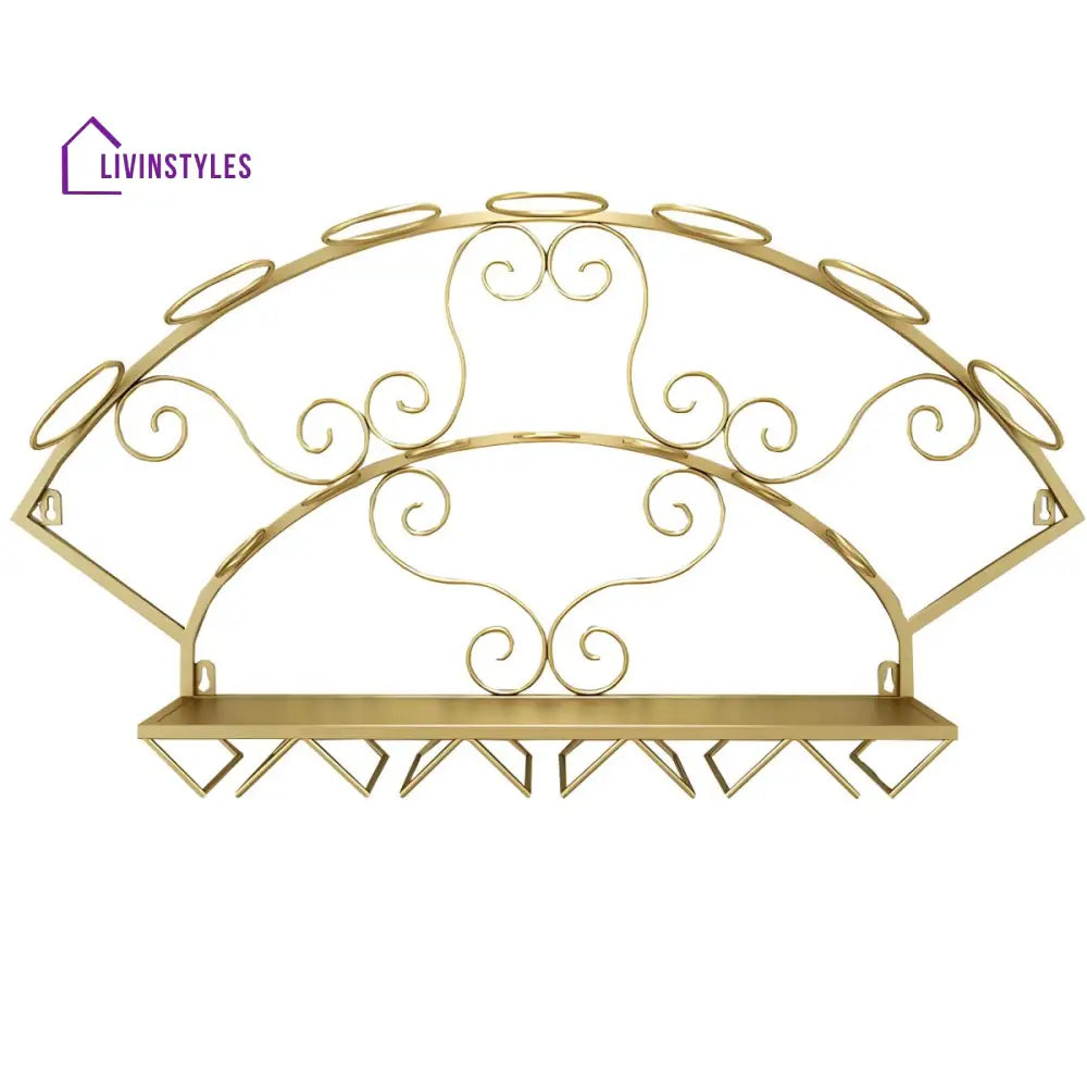 Reeva Stainless Steel Wine Rack