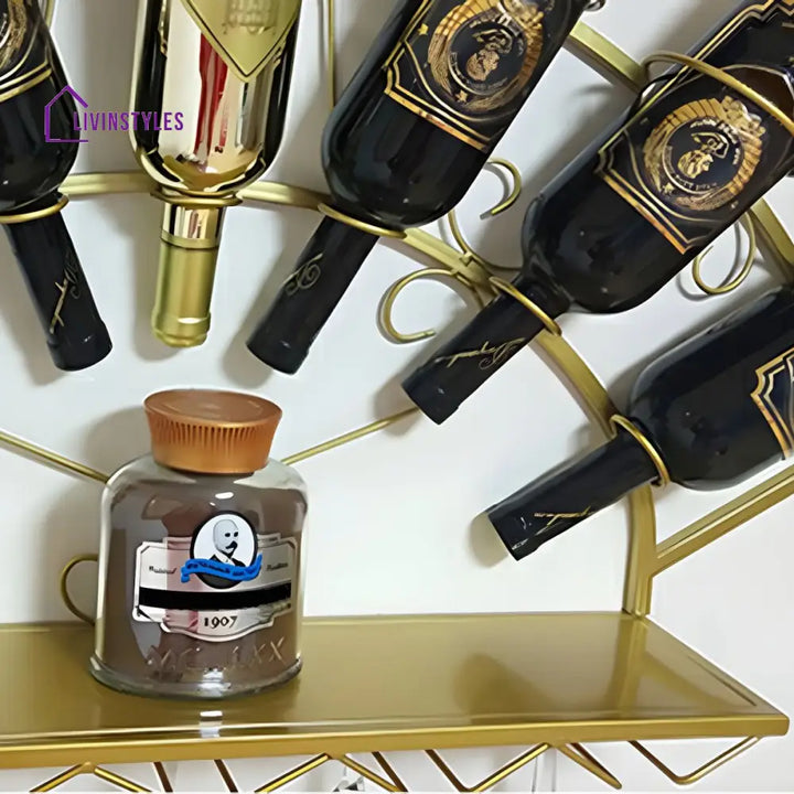 Reeva Stainless Steel Wine Rack