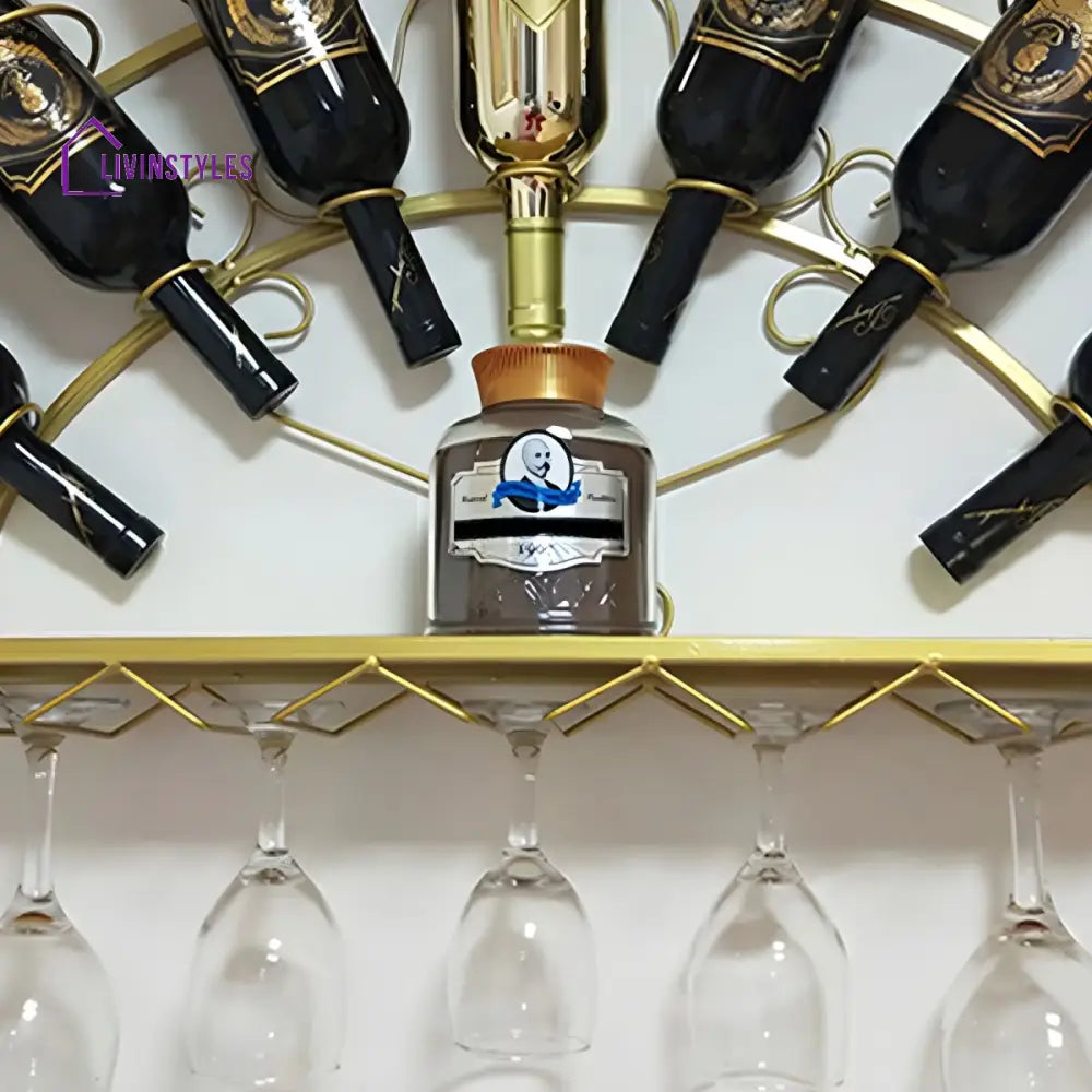 Reeva Stainless Steel Wine Rack