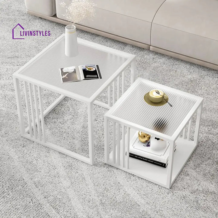 Riddhi Stainless Steel Coffee Table for Living Room