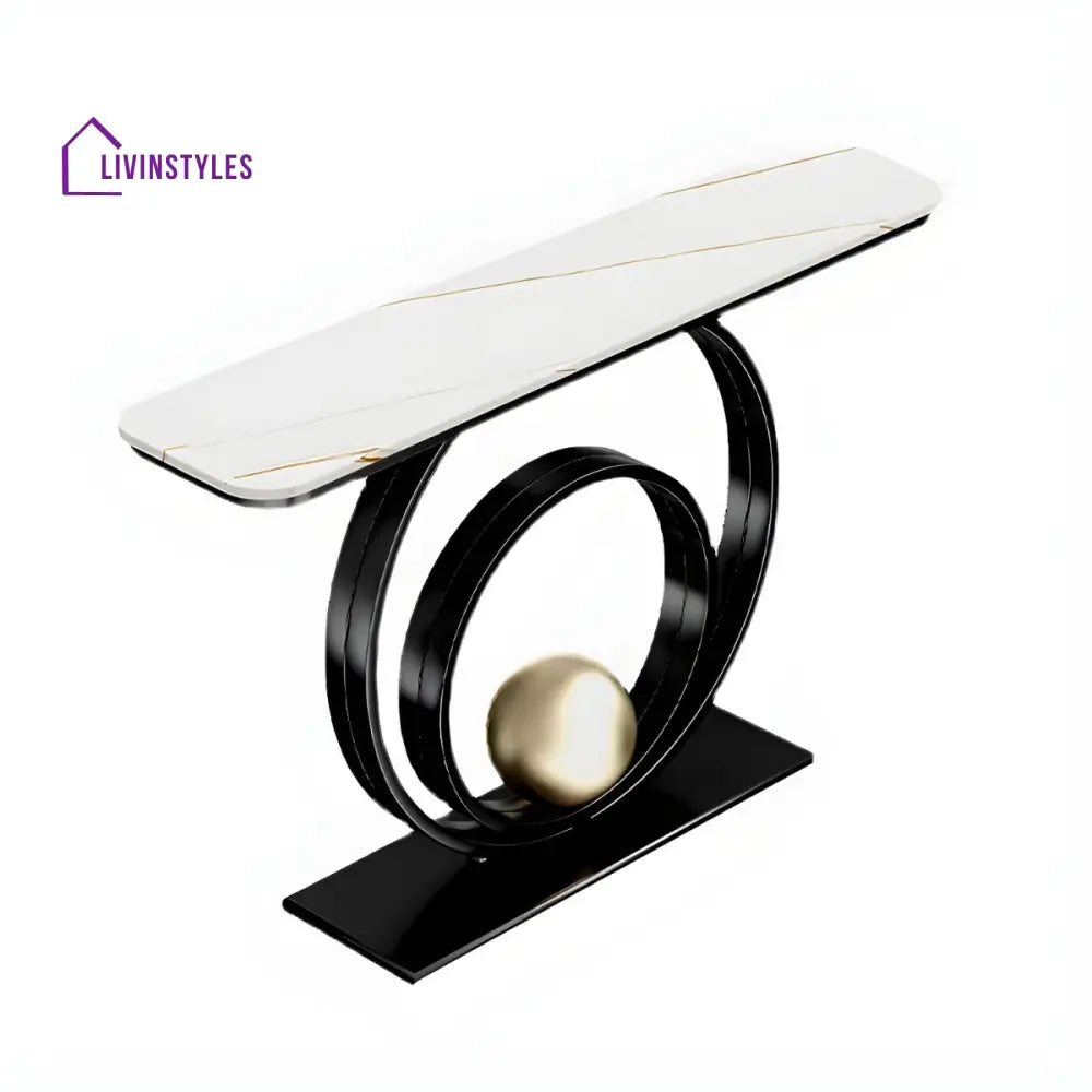 Rithvik Stainless Steel Living Room Console Table