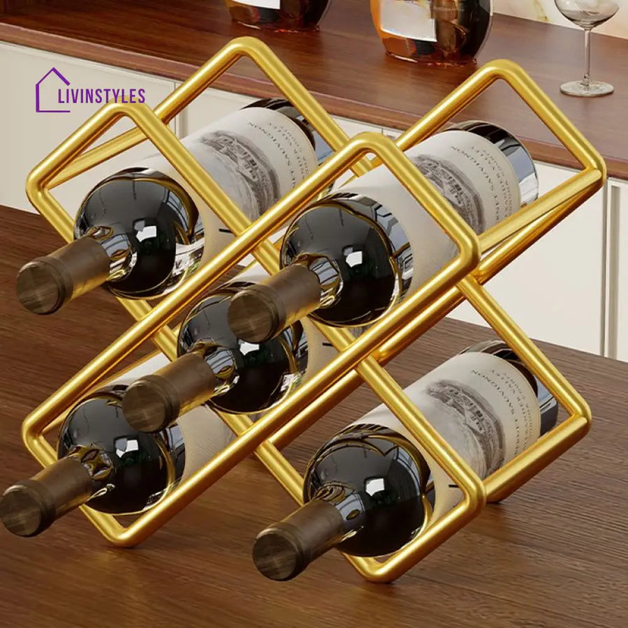 Ruhi Stainless Steel Wine Rack