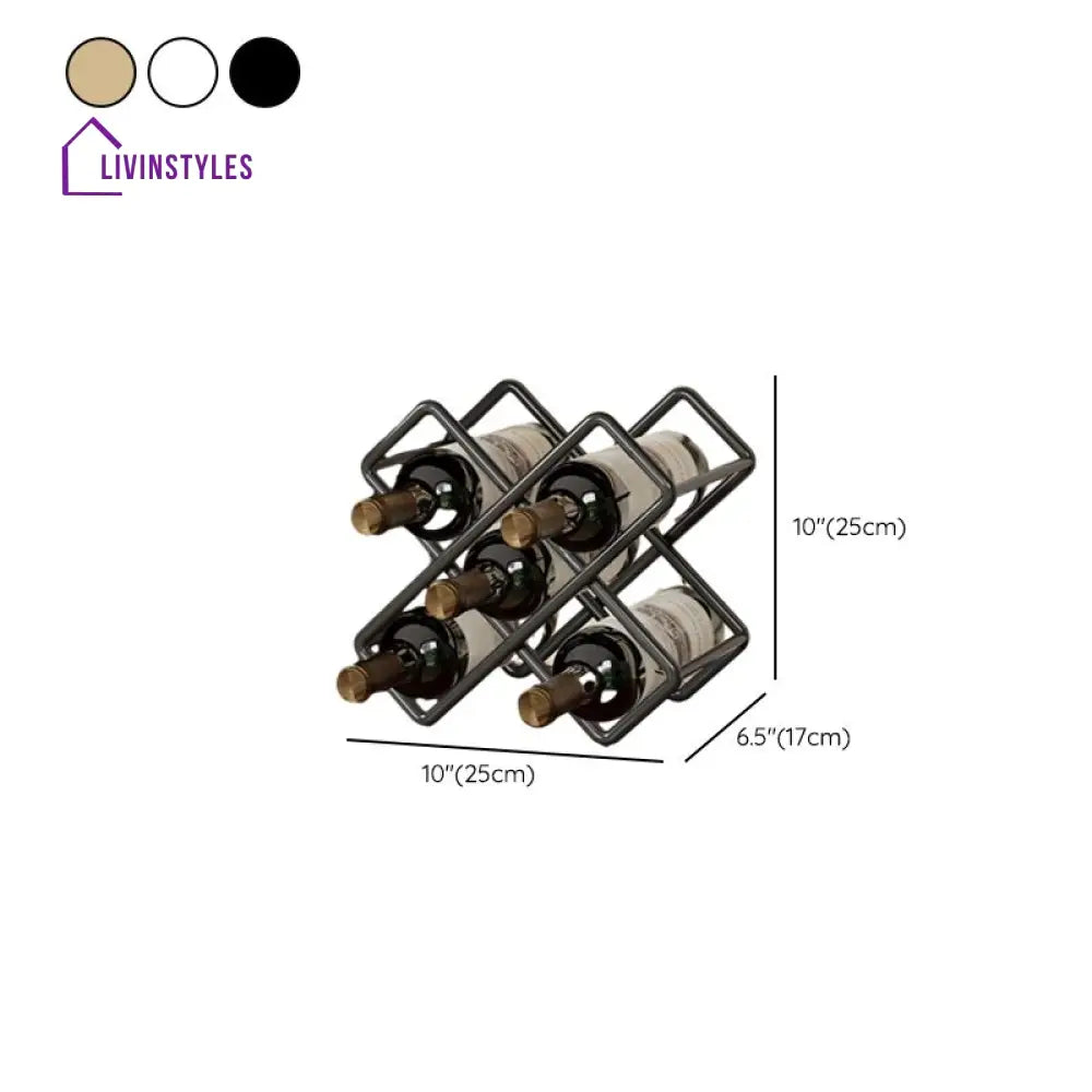 Ruhi Stainless Steel Wine Rack