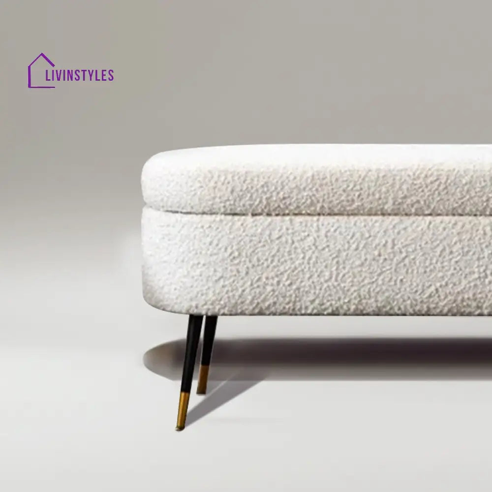 Ruslana Ivory Escape Storage Bench Furniture