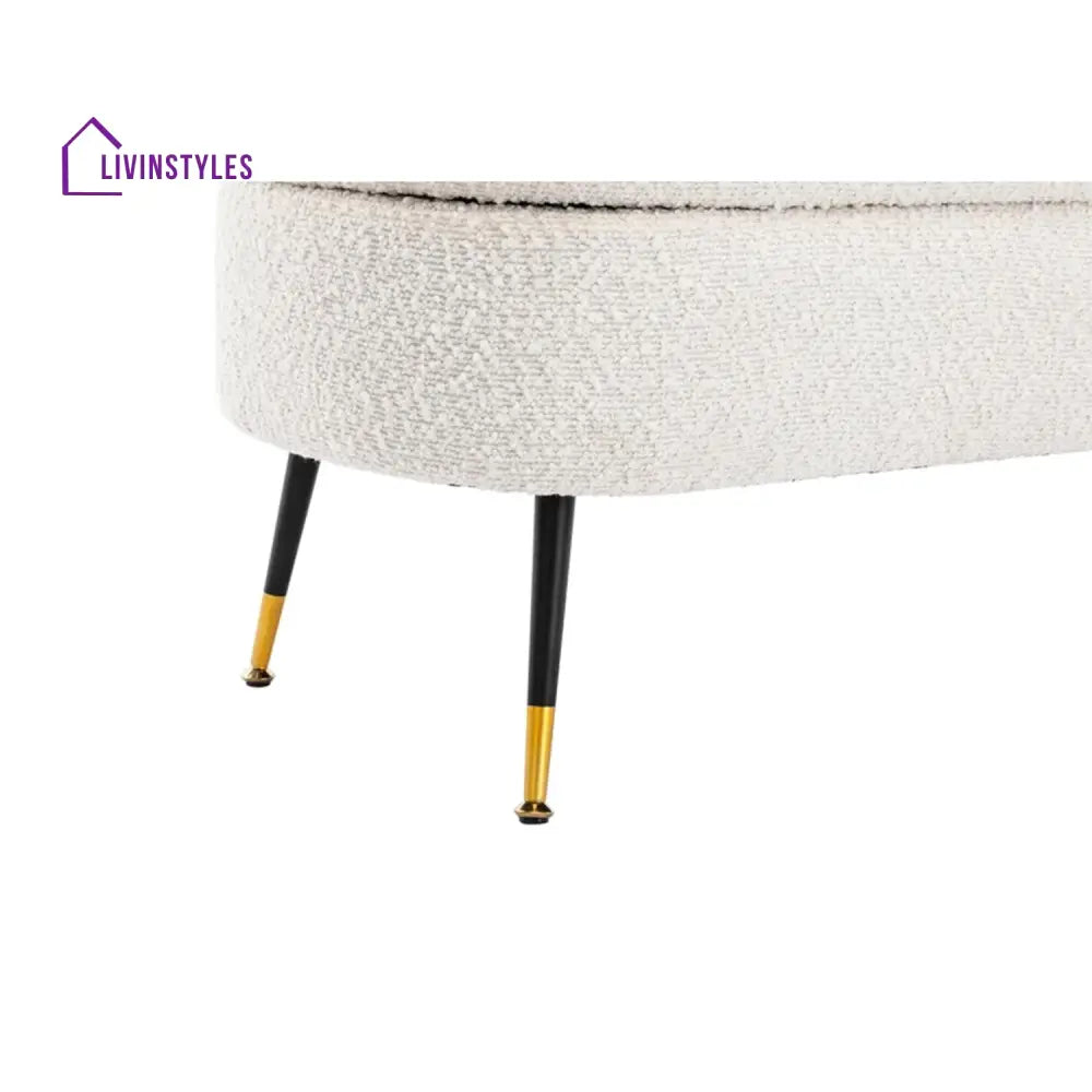 Ruslana Ivory Escape Storage Bench Furniture