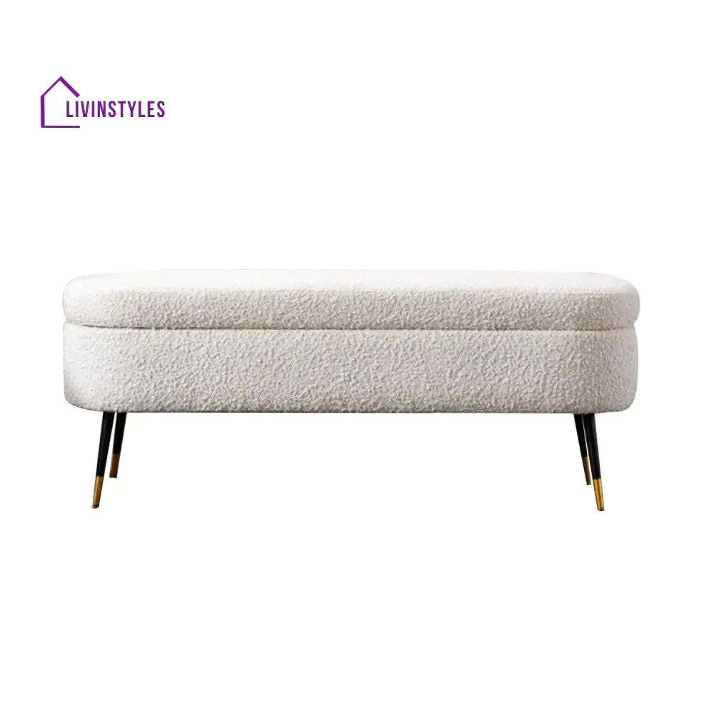 Ruslana Ivory Escape Storage Bench Furniture