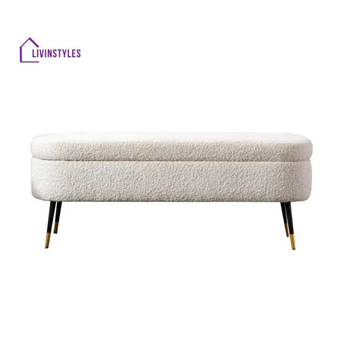 Ruslana Ivory Escape Storage Bench Furniture