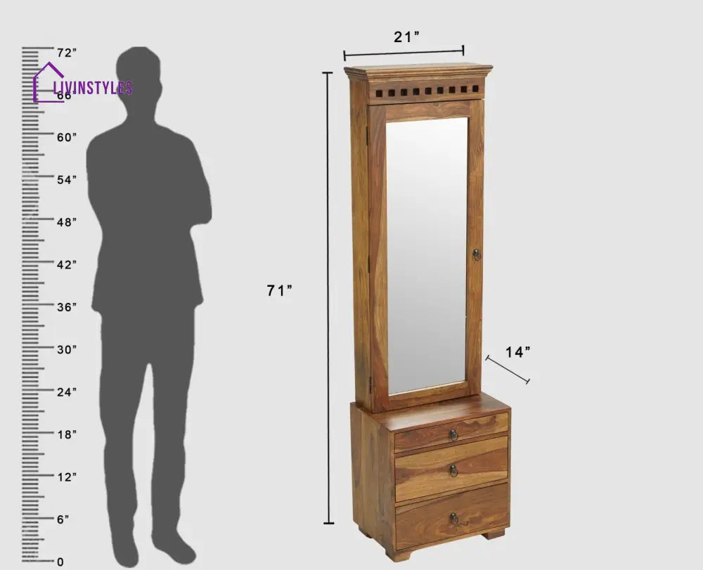 Sagarika Sheesham Wood Dressing Table