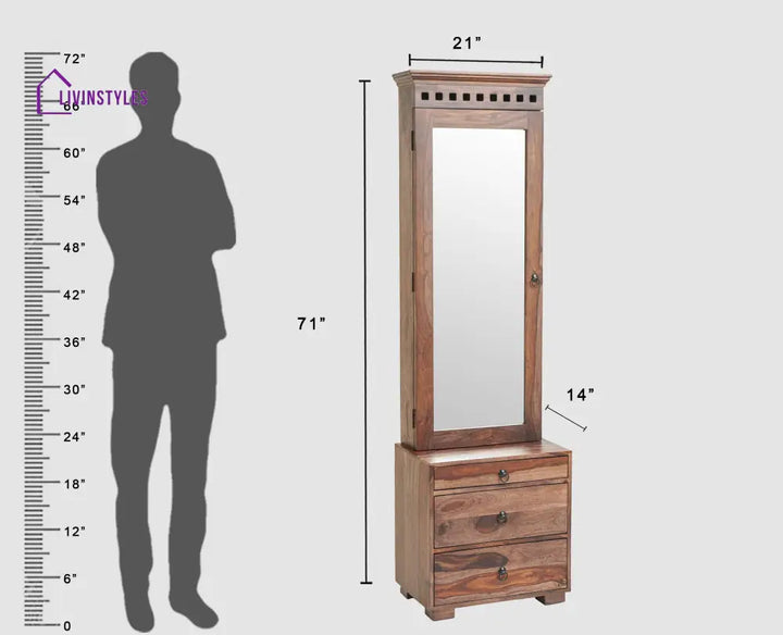 Sagarika Sheesham Wood Dressing Table