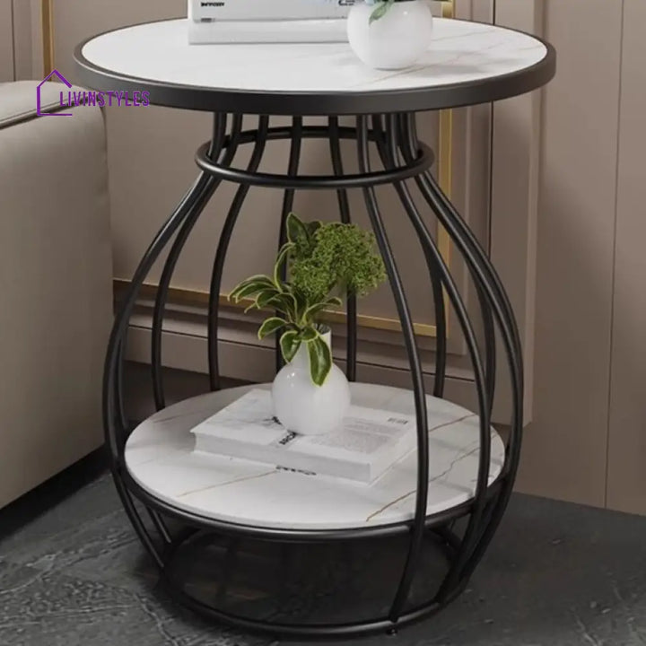Sage Side Table for Living Room