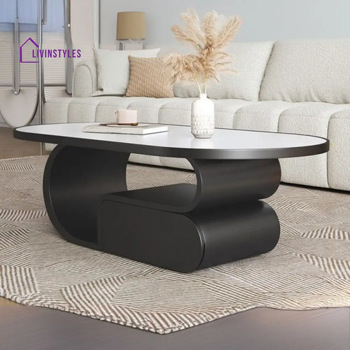 Saisha Stainless Steel Frame Coffee Table for Living Room