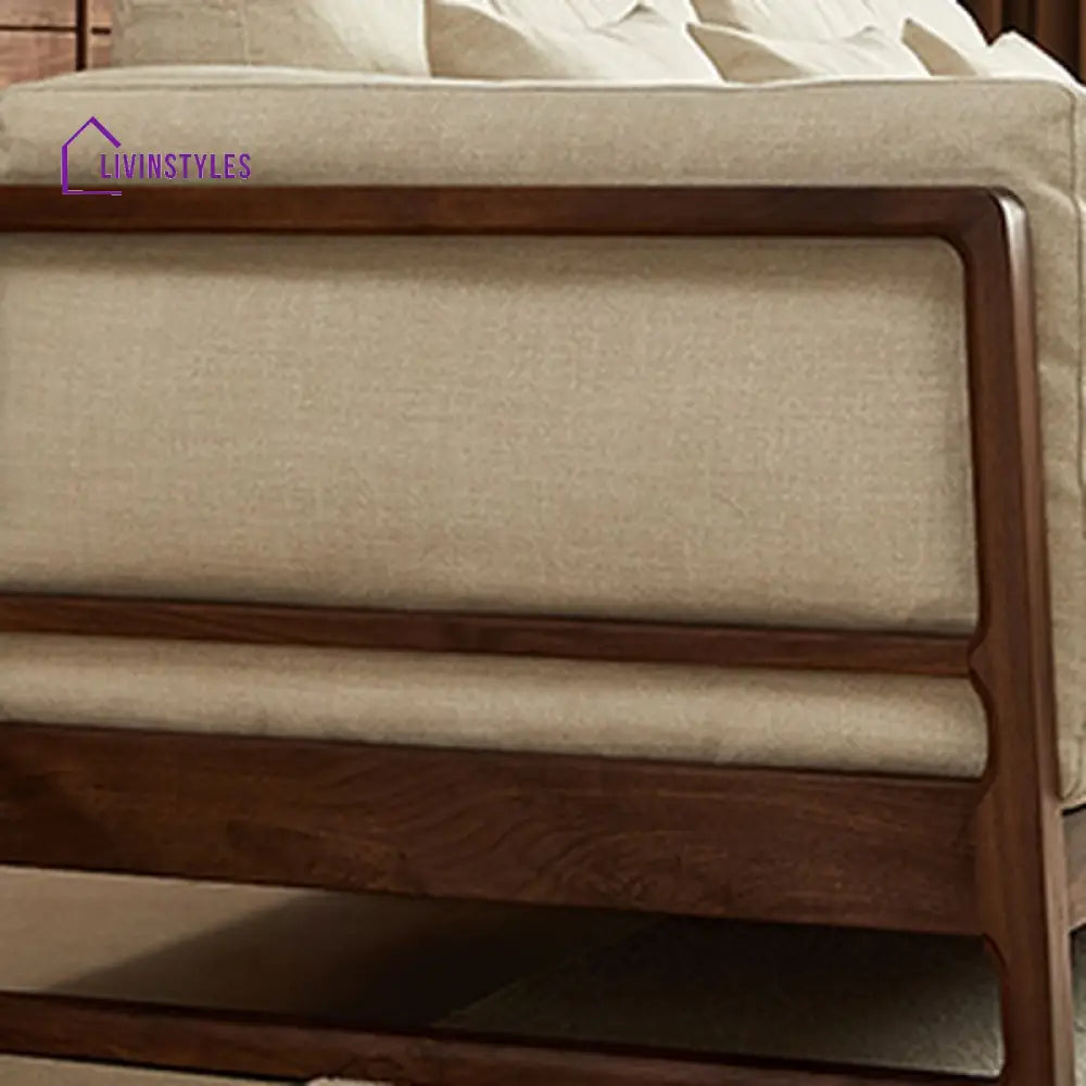 Sanyukta Solid Wood 3 Seater Sofa for Living Room