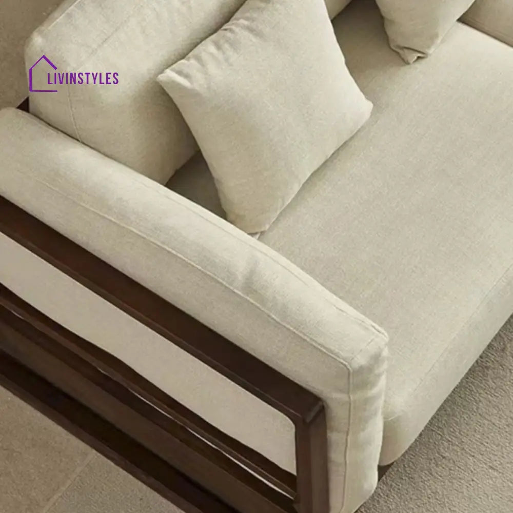Sanyukta Solid Wood 3 Seater Sofa for Living Room