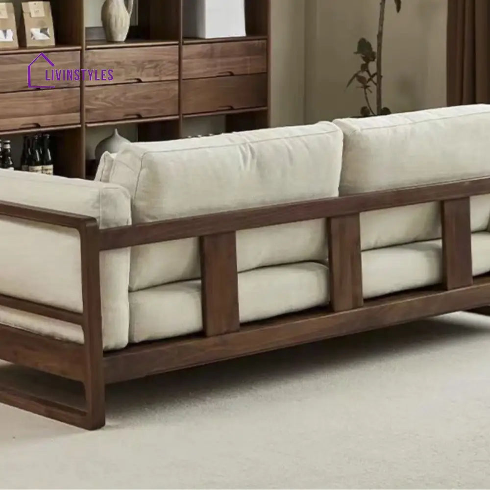 Sanyukta Solid Wood 3 Seater Sofa for Living Room