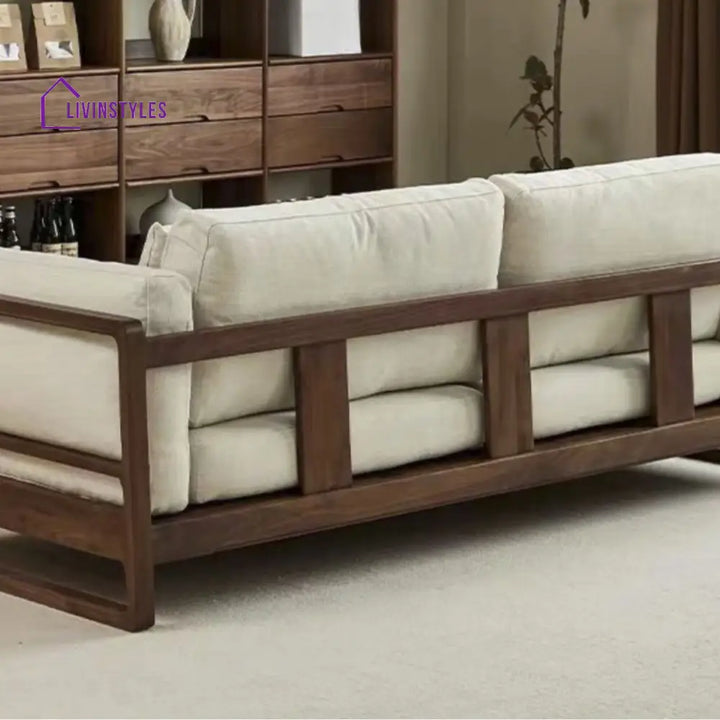 Sanyukta Solid Wood 3 Seater Sofa for Living Room