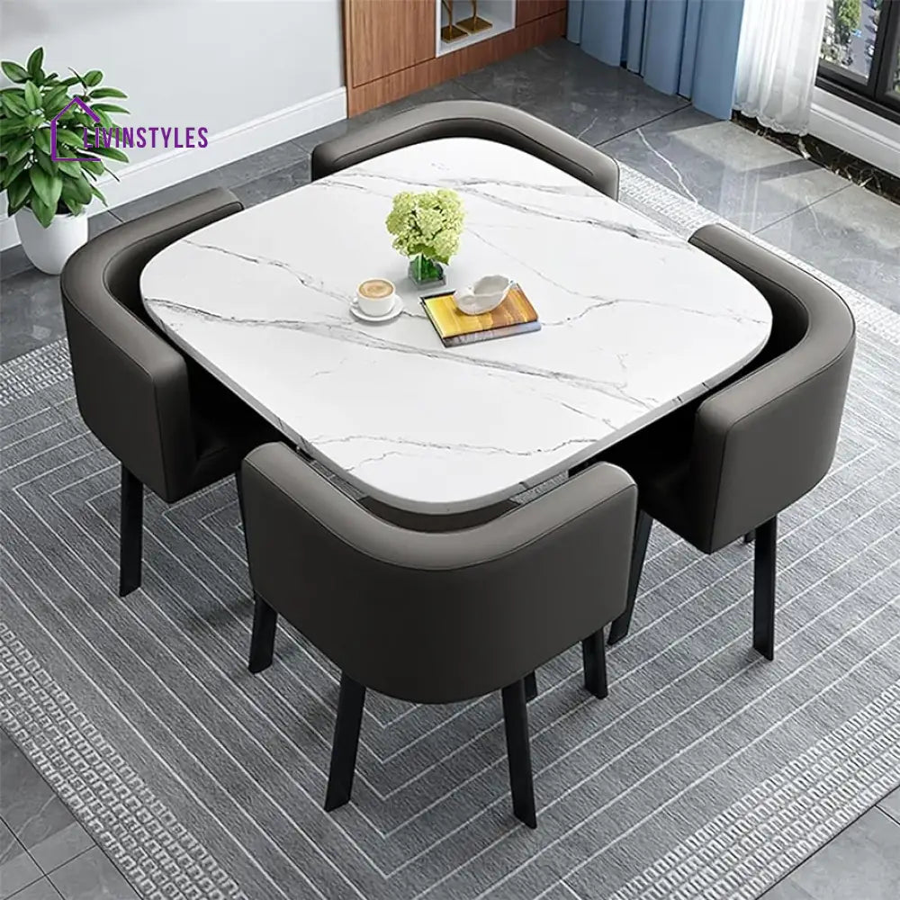 Sapna 4 Seater Square Dinning Table Set