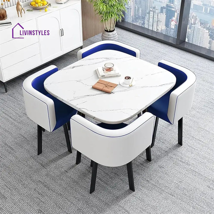 Sapna 4 Seater Square Dinning Table Set