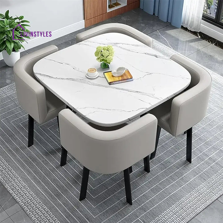 Sapna 4 Seater Square Dinning Table Set