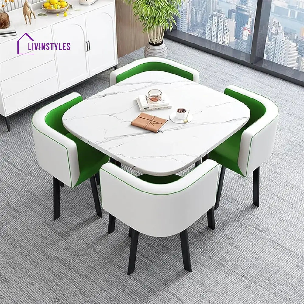 Sapna 4 Seater Square Dinning Table Set
