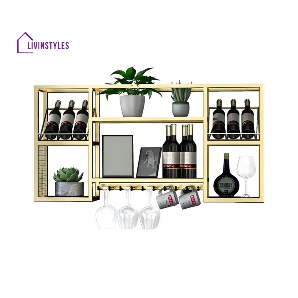 Shaurya Metal Wine Rack