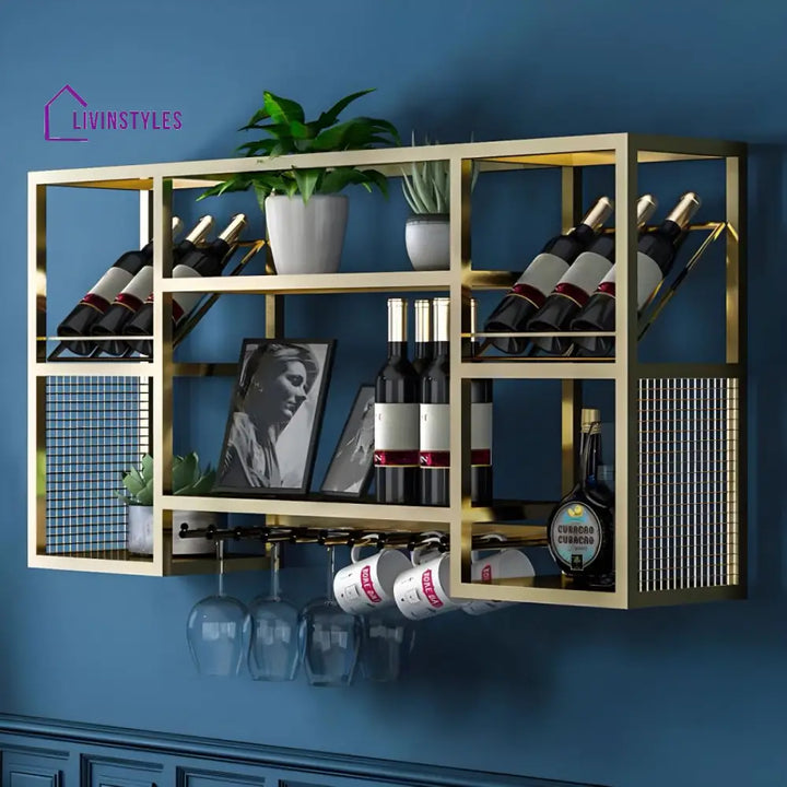Shaurya Metal Wine Rack