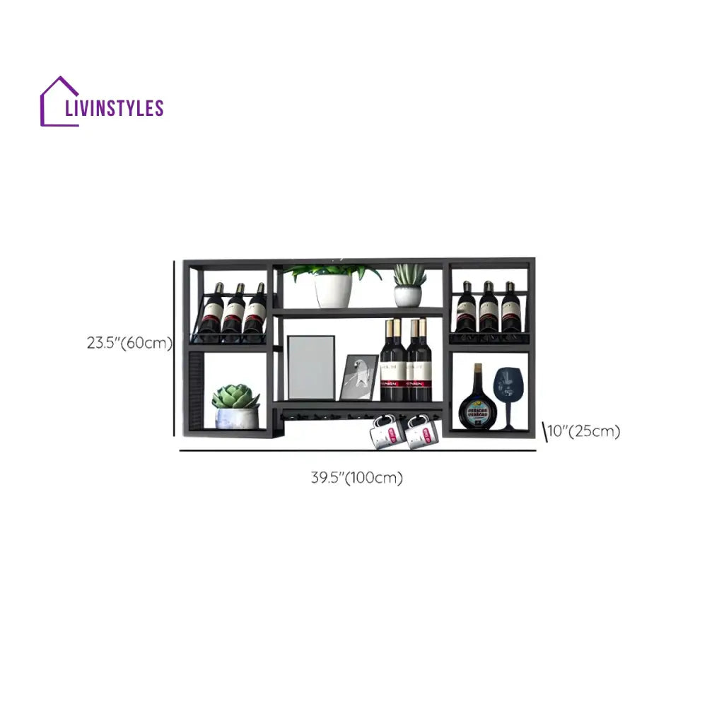 Shaurya Metal Wine Rack