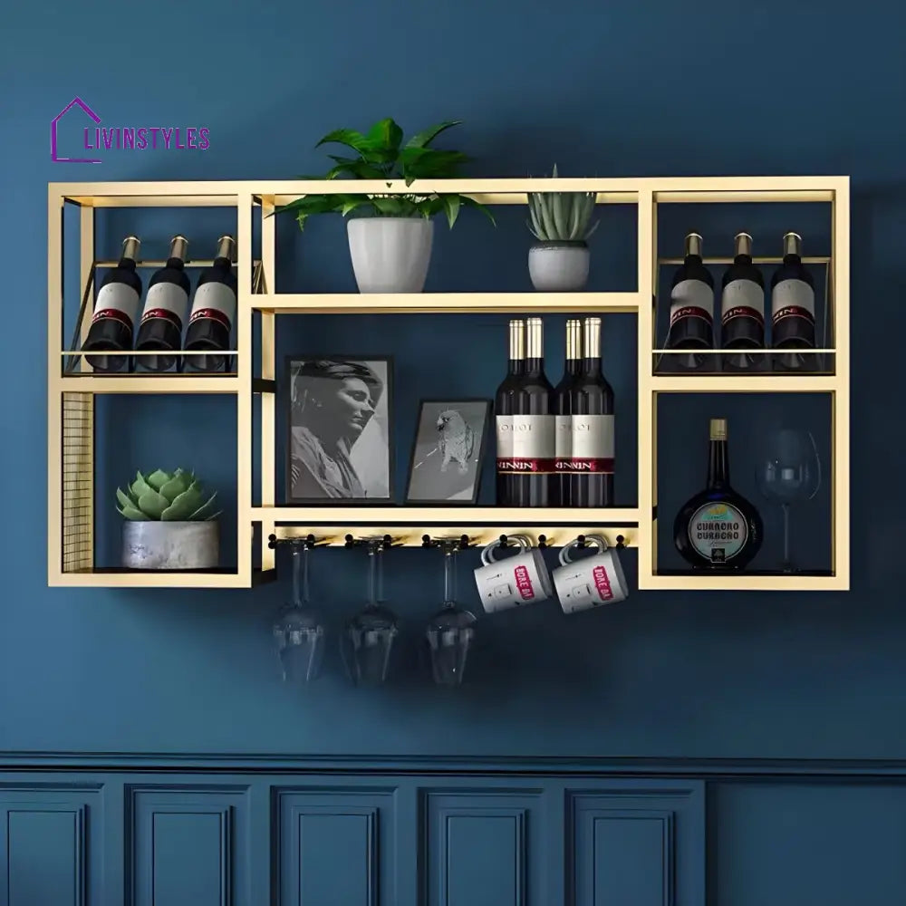 Shaurya Metal Wine Rack