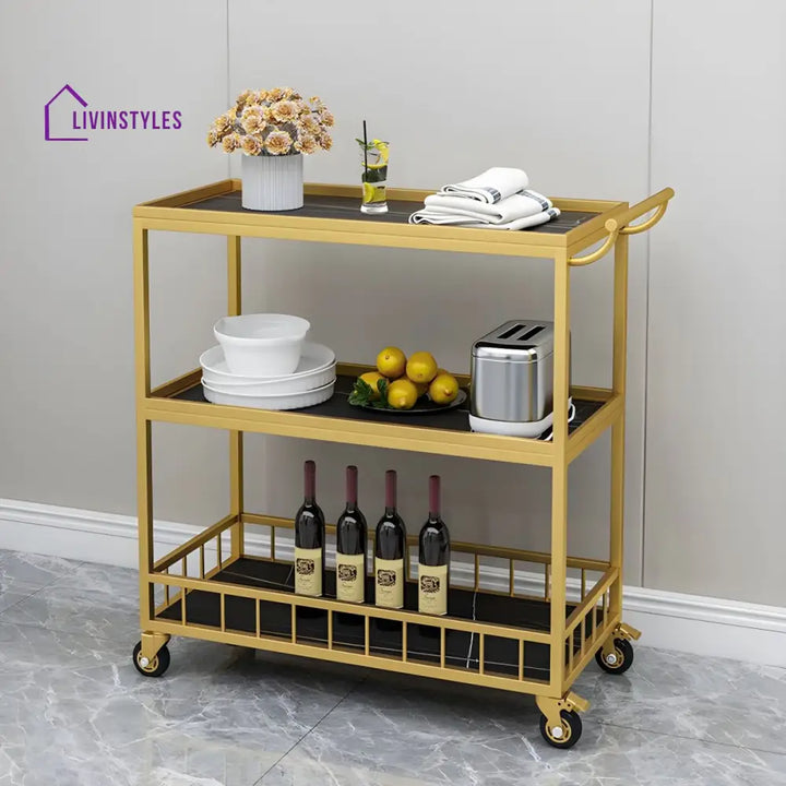 Siddharth Stainless Steel Kitchen Trolley