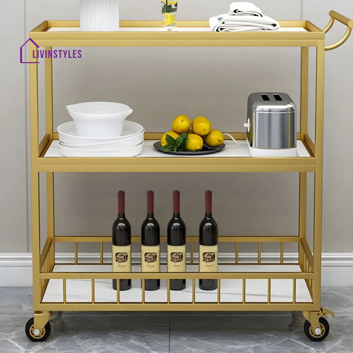 Siddharth Stainless Steel Kitchen Trolley