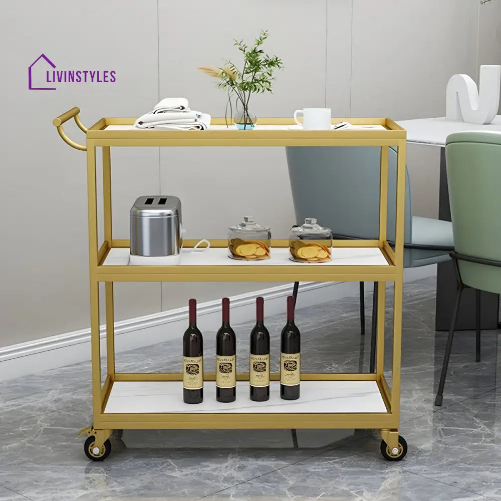 Siddharth Stainless Steel Kitchen Trolley